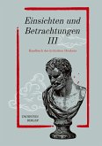 Einsichten und Betrachtungen III