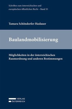 Baulandmobilisierung - Schöndorfer-Haslauer, Tamara