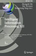 Intelligent Information Processing XII - Bild 1
