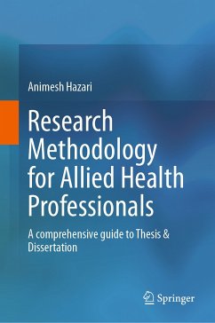 Research Methodology for Allied Health Professionals (eBook, PDF) - Hazari, Animesh