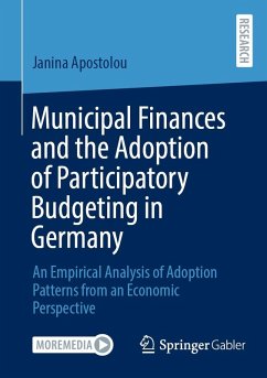 Cover Municipal Finances and the Adoption of Participatory Budgeting in Germany (eBook, PDF)