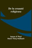 De la cruauté religieuse