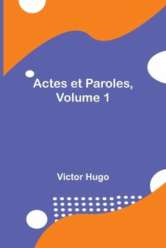 Cover Actes et Paroles, Volume 1