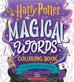 Cover Magical Words Coloring Book: 24 Color & Frame Posters (Harry Potter)