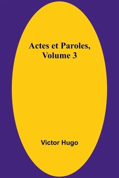 Cover Actes et Paroles, Volume 3