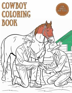 Cowboy Coloring Book for Adults and Teens - Lane, Ike