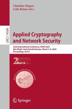 Applied Cryptography and Network Security (eBook, PDF)