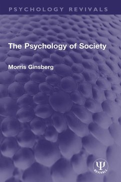 Cover The Psychology of Society (eBook, ePUB)