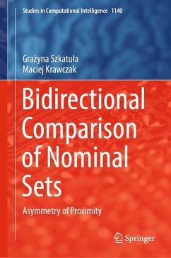 Bidirectional Comparison of Nominal Sets (eBook, PDF) - Szkatula, Grazyna; Krawczak, Maciej
