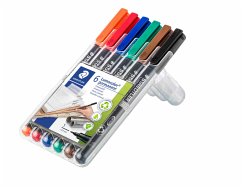 Mars Lumocolor Schreib- und Zeichbedarf Lumocolor 313 permanent Universalstift S, 6er Set