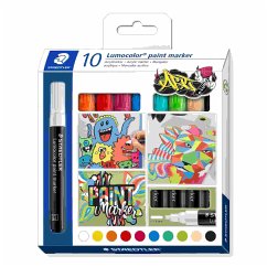 Cover Mars Lumocolor Schreib- und Zeichbedarf Lumocolor paint marker Acryl-Marker m. Rundspitze, 10er Set