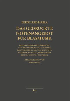 Das gedruckte Notenangebot für Blasmusik - Habla, Bernhard
