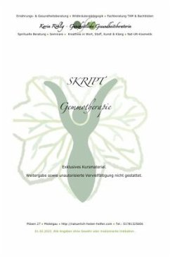 Gemmotherapie 2024 - Seminarinternes Skript - Röhlig, Karin