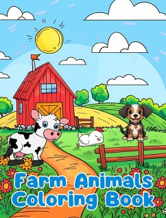 Farm Animals Coloring Book - Sauseda, Sancha