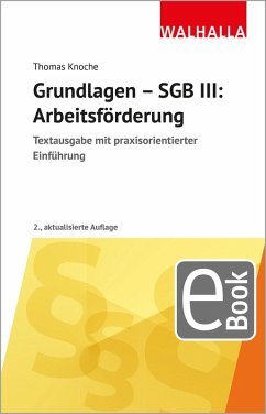 Grundlagen - SGB III: Arbeitsförderung (eBook, PDF) - Knoche, Thomas
