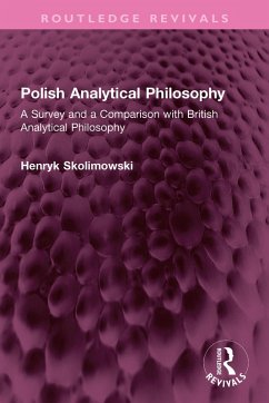 Polish Analytical Philosophy (eBook, ePUB) - Skolimowski, Henryk
