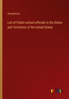 List of Public-school-officials in the States and Territories of the United States