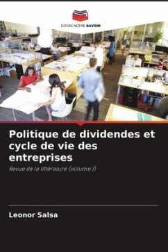 Politique de dividendes et cycle de vie des entreprises - Salsa, Leonor