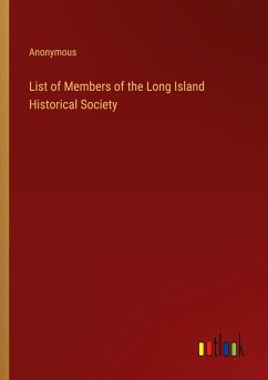 List of Members of the Long Island Historical Society