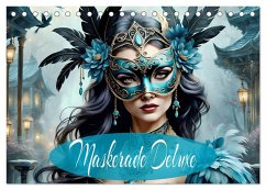 Maskerade Deluxe (Tischkalender 2025 DIN A5 quer), CALVENDO Monatskalender - Calvendo;Djeric, Dusanka