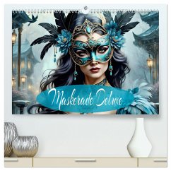 Maskerade Deluxe (hochwertiger Premium Wandkalender 2025 DIN A2 quer), Kunstdruck in Hochglanz