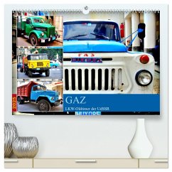 GAZ - LKW-Oldtimer der UdSSR (hochwertiger Premium Wandkalender 2025 DIN A2 quer), Kunstdruck in Hochglanz