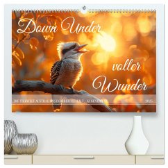 Down Under voller Wunder (hochwertiger Premium Wandkalender 2025 DIN A2 quer), Kunstdruck in Hochglanz