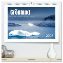 Grönland - eisige Landschaften im Prins Christian Sund (hochwertiger Premium Wandkalender 2025 DIN A2 quer), Kunstdruck in Hochglanz