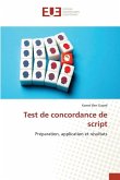 Test de concordance de script