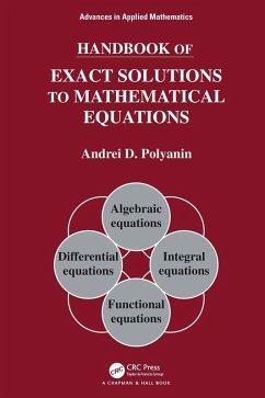 Cover Handbook of Exact Solutions to Mathematical Equations