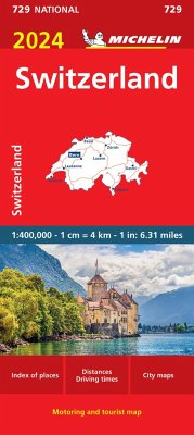 Switzerland 2024 - Michelin National Map 729 - Michelin