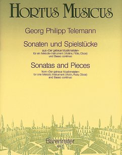 Cover Sonaten und Spielstücke für Melodieinstrument (Violine, Flöte, Oboe) und Basso continuo