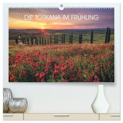 DIE TOSKANA IM FRÜHLING (hochwertiger Premium Wandkalender 2025 DIN A2 quer), Kunstdruck in Hochglanz - Calvendo;Claude Castor I 030mm-photography, Jean