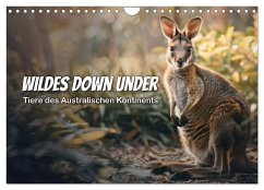 Wildes Down Under: Tiere des Australischen Kontinents (Wandkalender 2025 DIN A4 quer), CALVENDO Monatskalender