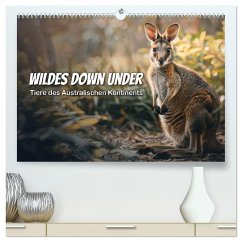 Wildes Down Under: Tiere des Australischen Kontinents (hochwertiger Premium Wandkalender 2025 DIN A2 quer), Kunstdruck in Hochglanz - Calvendo;R. Stuhlmann, Peter