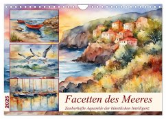 Facetten des Meeres (Wandkalender 2025 DIN A4 quer), CALVENDO Monatskalender