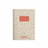 matabooks - A5 Notizheft aus Graspapier - Maya Farbe: Melon
