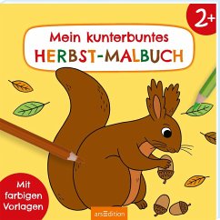 Cover Malbuch ab 2 - Mein kunterbuntes Herbst-Malbuch