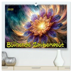 Blühende Zauberwelt (hochwertiger Premium Wandkalender 2025 DIN A2 quer), Kunstdruck in Hochglanz - Calvendo;Braun, Werner