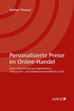 Personalisierte Preise im Online-Handel - Hafner-Thomic, Nina-Maria