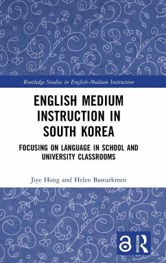 English Medium Instruction in South Korea - Basturkmen, Helen; Hong, Jiye