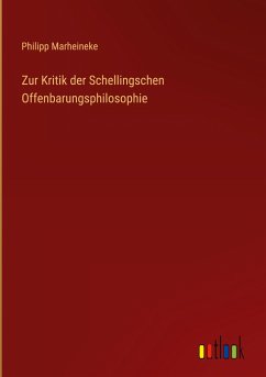 Zur Kritik der Schellingschen Offenbarungsphilosophie