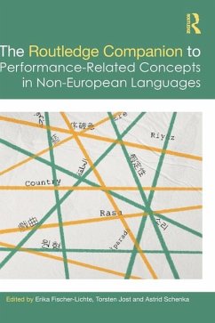 The Routledge Companion to Performance-Related Concepts in Non-European Languages