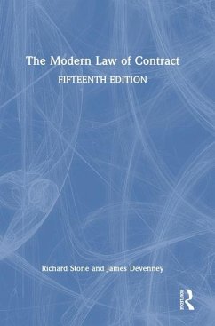 The Modern Law of Contract - Devenney, James; Stone, Richard