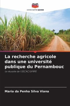 La recherche agricole dans une université publique du Pernambouc - Silva Viana, Maria da Penha