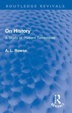 On History - Rowse, A. L.