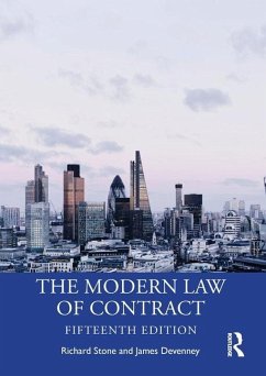 The Modern Law of Contract - Stone, Richard (University of Lincoln, UK); Devenney, James (Exeter University, UK)