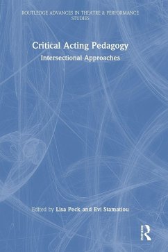 Cover Critical Acting Pedagogy