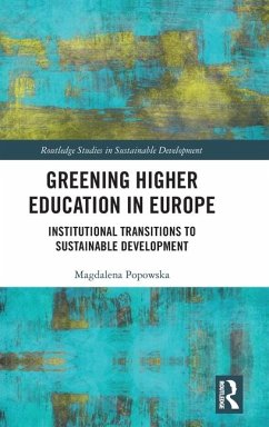 Greening Higher Education in Europe - Popowska, Magdalena