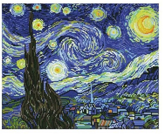 Diamond Dotz 2524084 - Diamond Painting Starry Night (Van Gogh) Diamond Dotz 2524084 - Diamond Painting Starry Night (Van Gogh)
